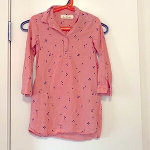 H&M Girl kid dress with belt , age 4-5